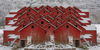 Red Barn Collage