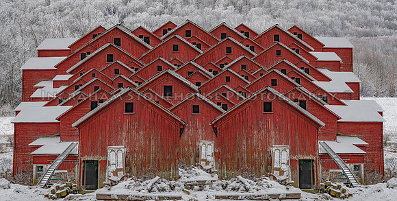 Red Barn Collage