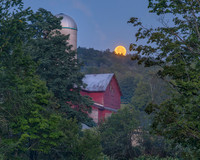 Setting Full Moon August Graham rd Smyrna NY