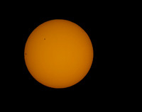 The Sun shot in mid day