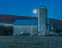 Setting Moon,Amish Farm