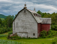 Barn near white Store Church