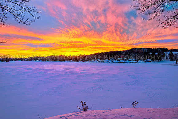 Sun Set Over Taylor Grove