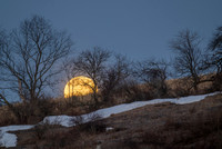 Setting Full Moon march 2025
